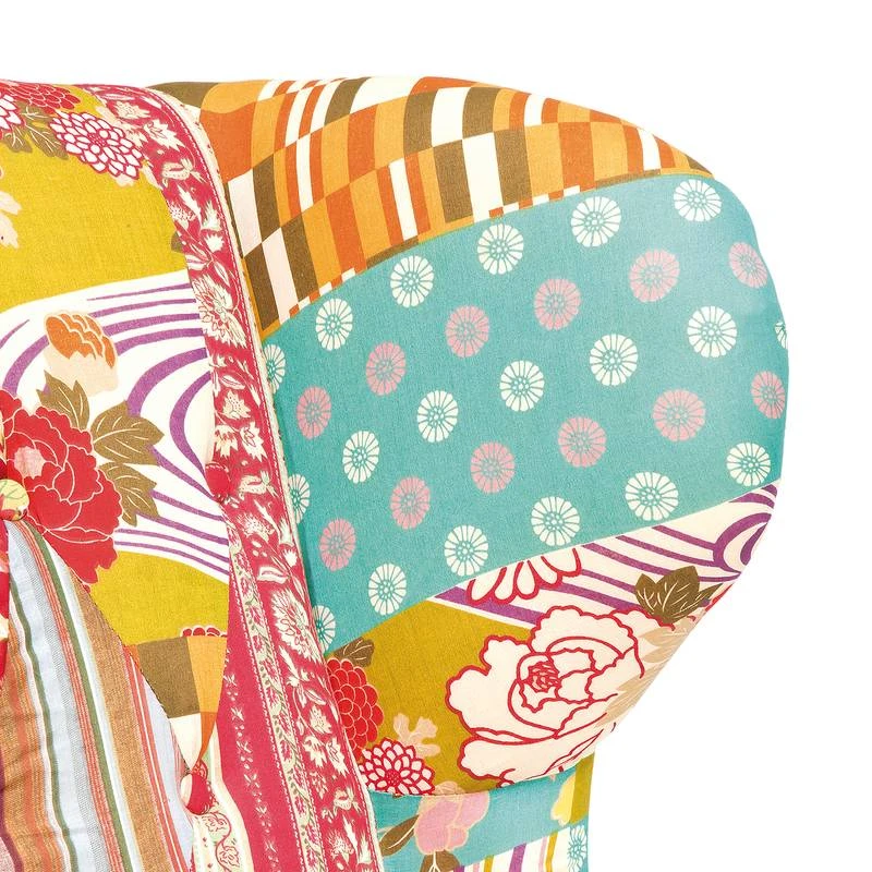 Fauteuil Wing Patchwork – Image 13